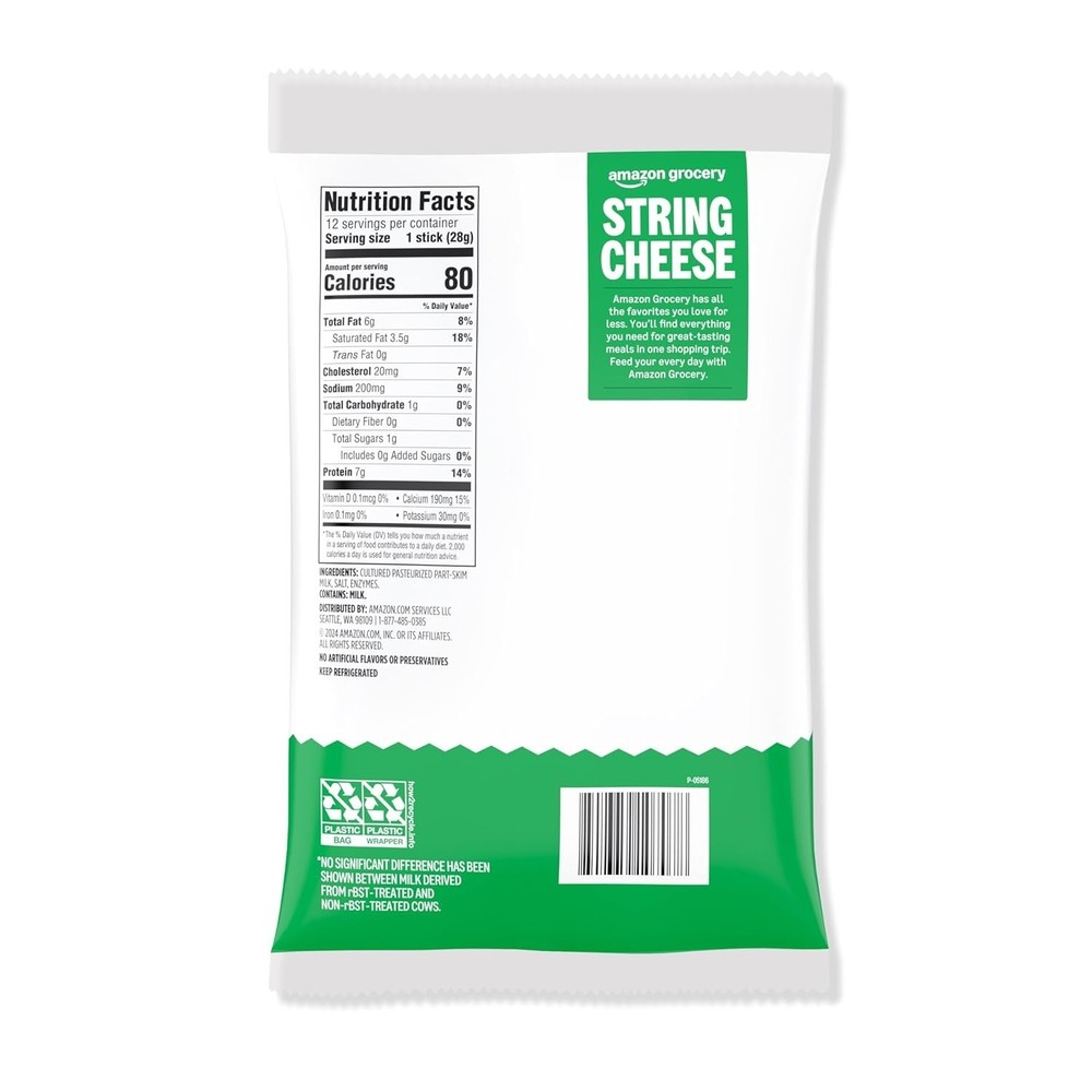 Grocery, String Cheese, 12 Oz, 12 Ct