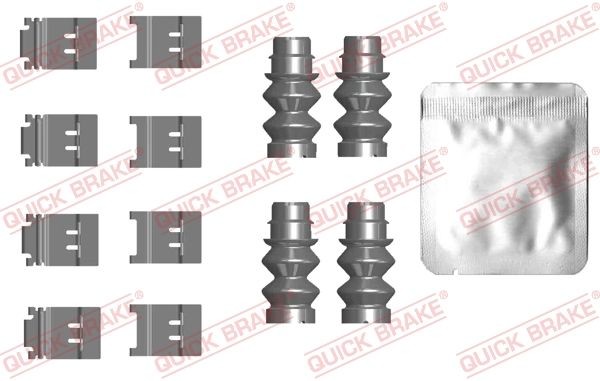 Accessory Kit, disc brake pad QUICK BRAKE 109-0124