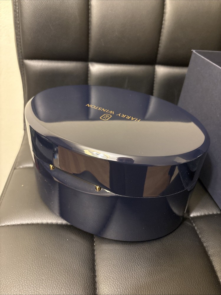 Authentic Harry Winston watch Box Case Inner Outer Cloth Full Set