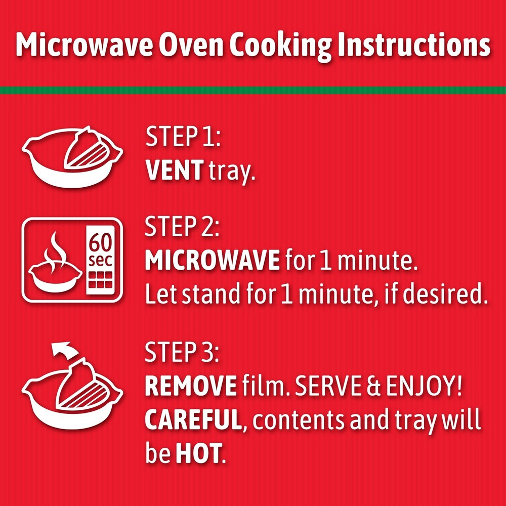 Spaghetti & Meat Sauce Microwave Tray, 7.5 oz. (7 Pack)