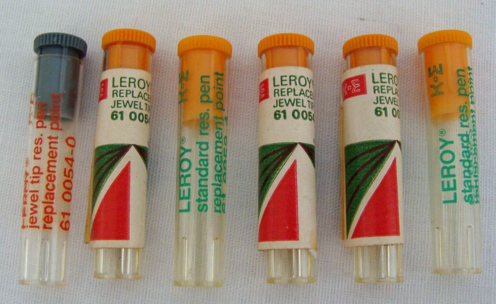 Mixed Lot Of 18 Drafting Mechanical Pen Replacement Points