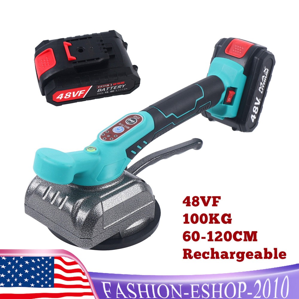 Hand-held Tile Vibrator Tile Leveling Machine Speed Adjusted Tiler Suction Cup