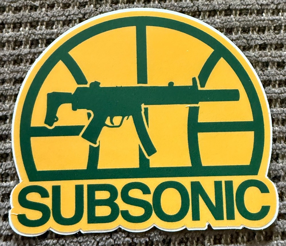 MP5 Guys "Subsonic" Supersonics Sticker