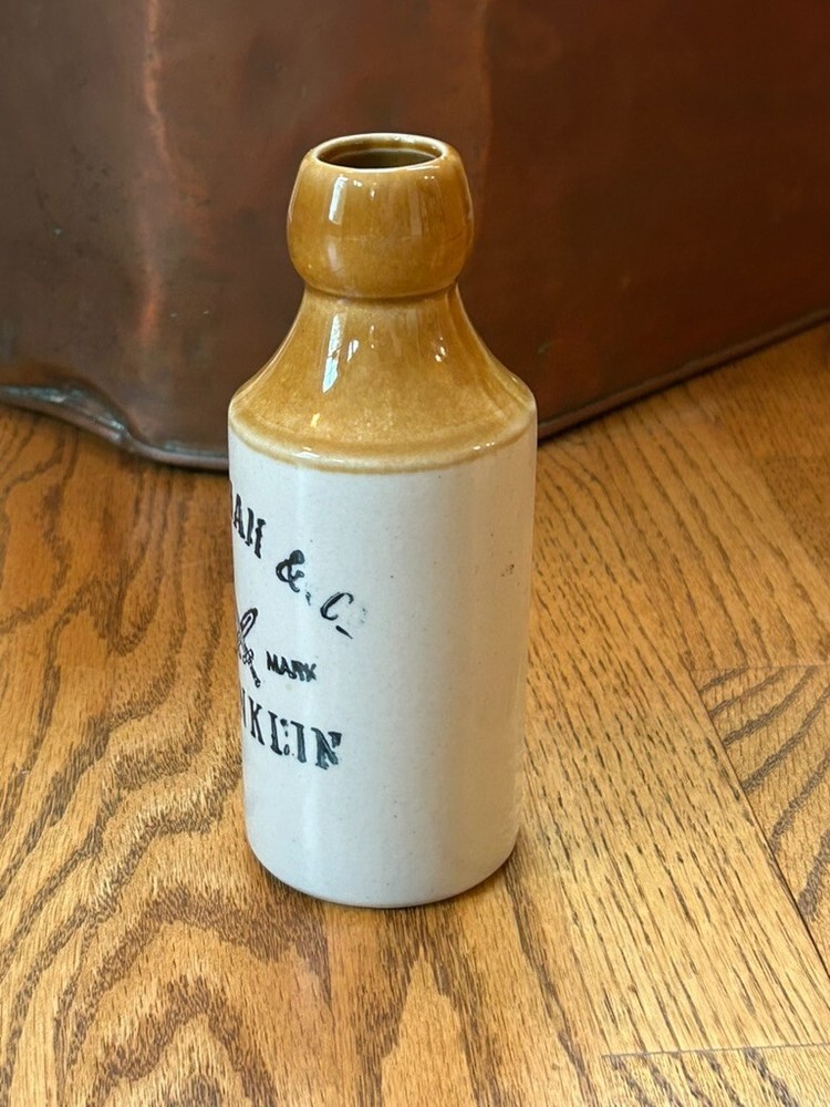 Antique Stoneware Ginger Beer Bottle, Shanklin Greenham & Co