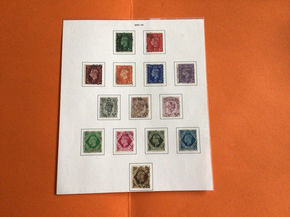 Great Britain 1937/39 Stamps 54092