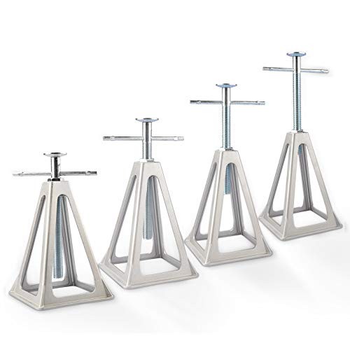 4 Pack, for RV, Camper and Trailer Stabilization, Aluminum RV Stack Jack
