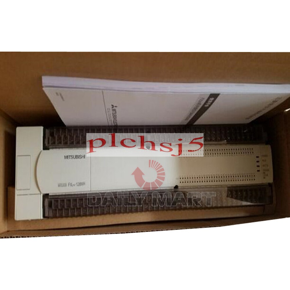 New In Box Mitsubishi FX2N-128MR-001 PLC Programmable Controller