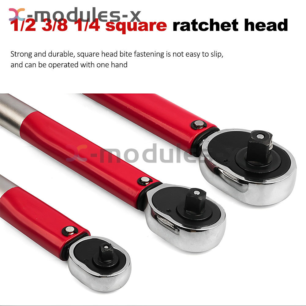Torque Wrench Adjustable Torque Wrench 1/2''  3/8" Drive 19 - 210Nm
