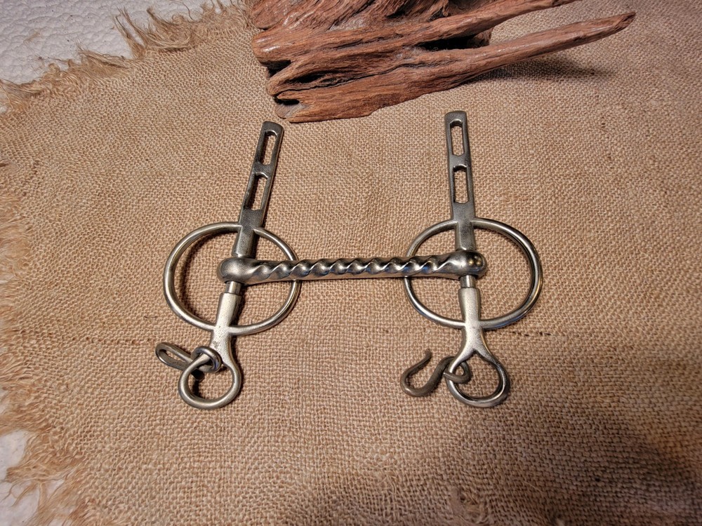 Antique Solid Nickel Horse Bit