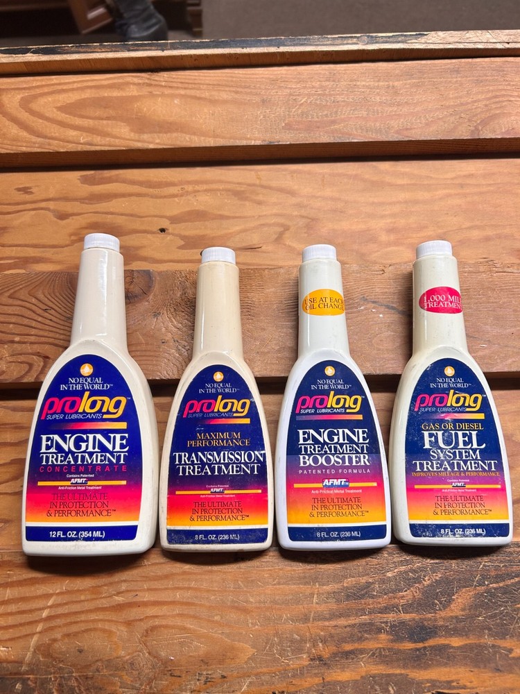 Prolong Super Lubricants (4) Engine/Booster/Fuel System/Transmission New Old