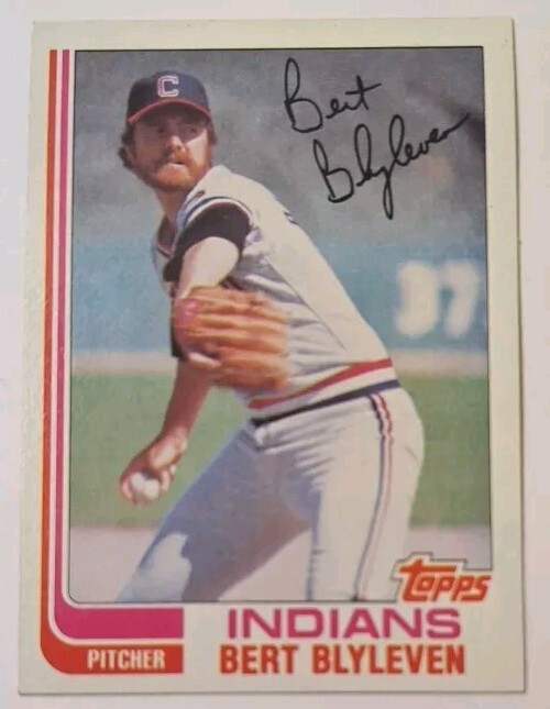 1982 Topps #685 Bert Byleven HOF Flamethower