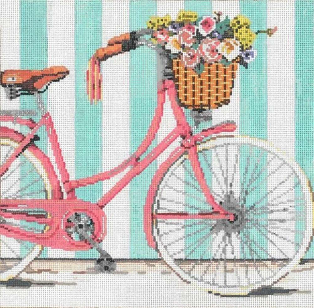 Needlepoint Handpainted Sandra Gilmore Ride 12x12