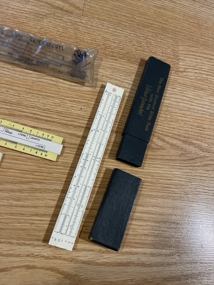 Globe master & New Student Slide Rules