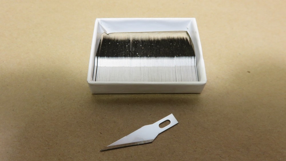 Generic X-Acto no 11 Style Fine Point Razor Blade Refill 1-5/8" One Box 100 pc