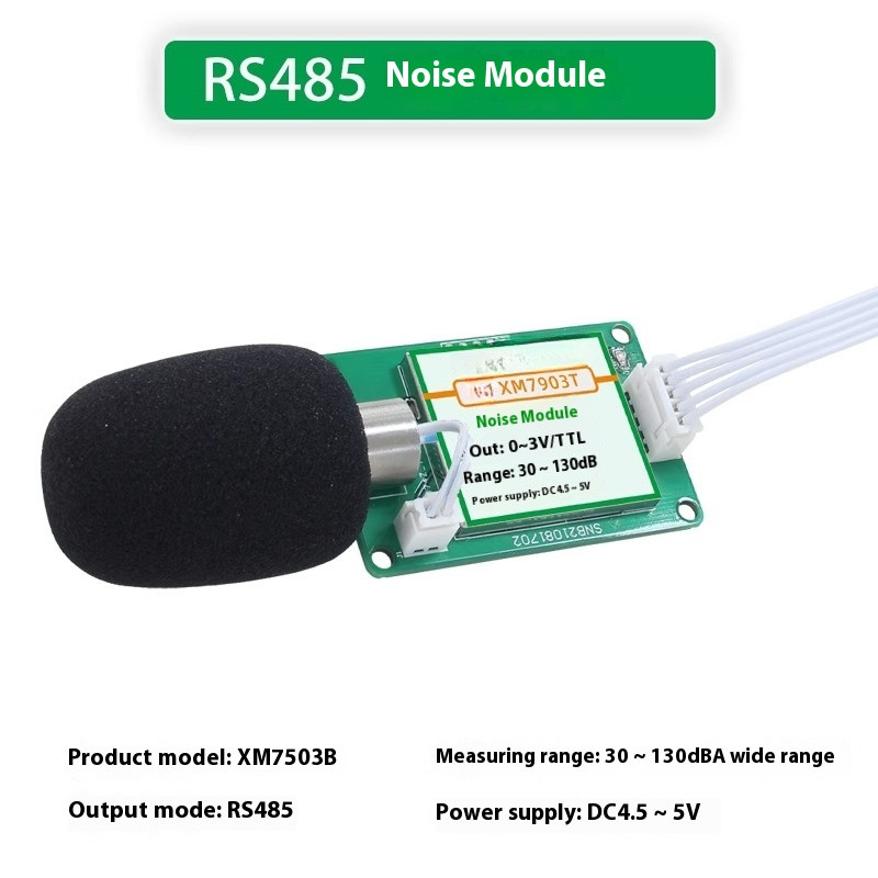 Noise Detection Module 485 Noise Sensor High Precision Detector Industrial Grade
