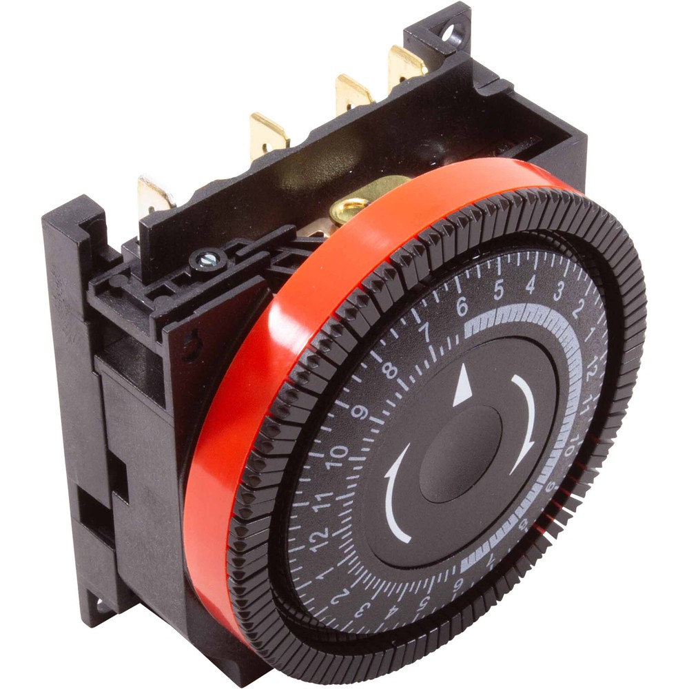 Timer, Diehl, SPST, Panel Mount, 230v, 20A, 24hr