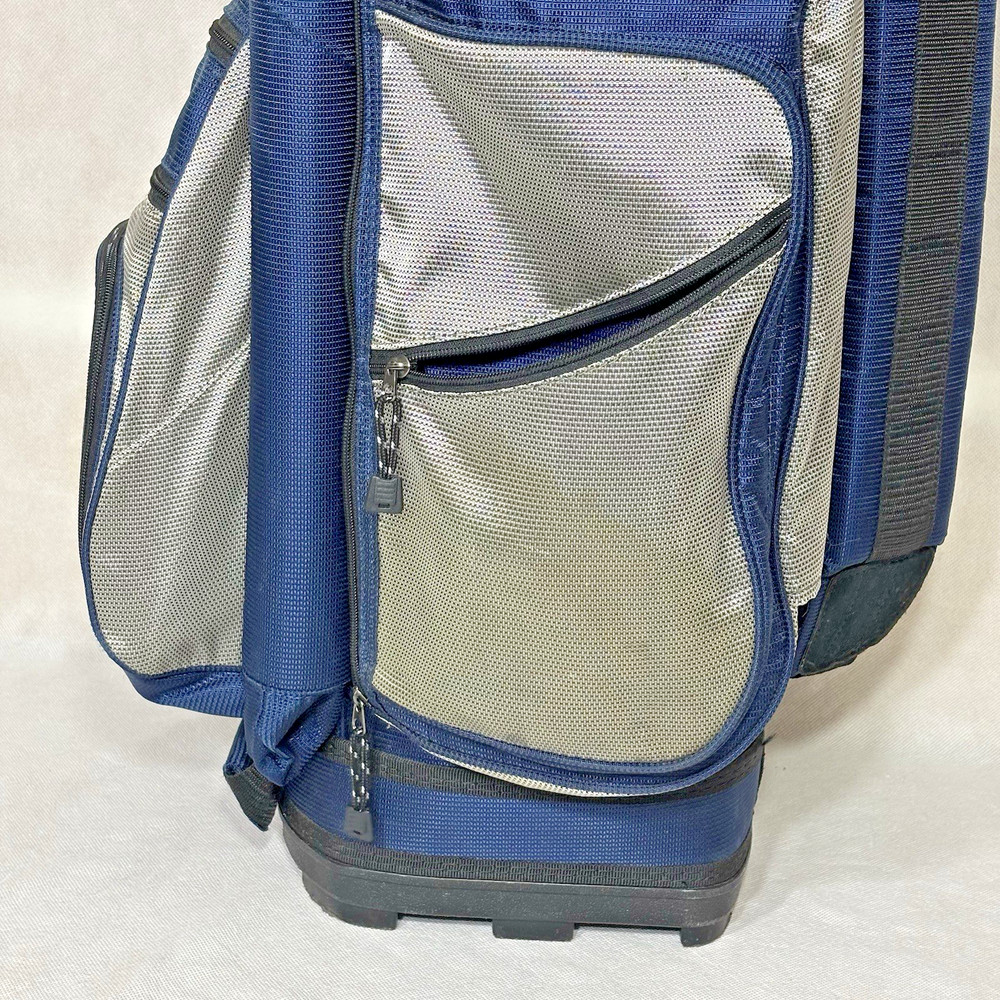 Vintage Rawlings Blue & Silver Golf Cart Bag