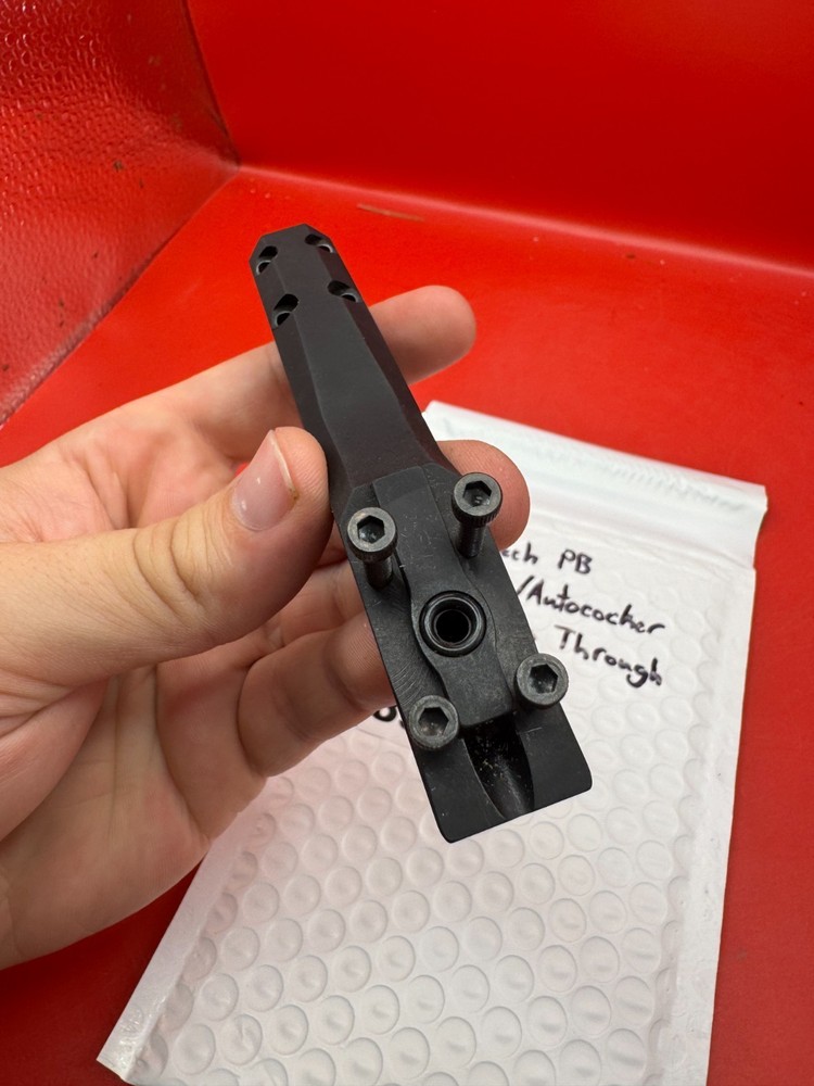 Nummech PB Automag/Autococker Frame Gas Through Drop Forward Black