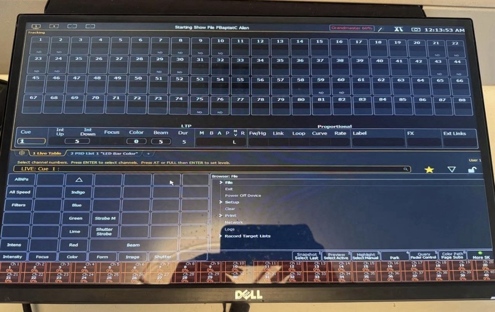 ETC Element 40 Theater Lighting Console - 250 Channel DMX