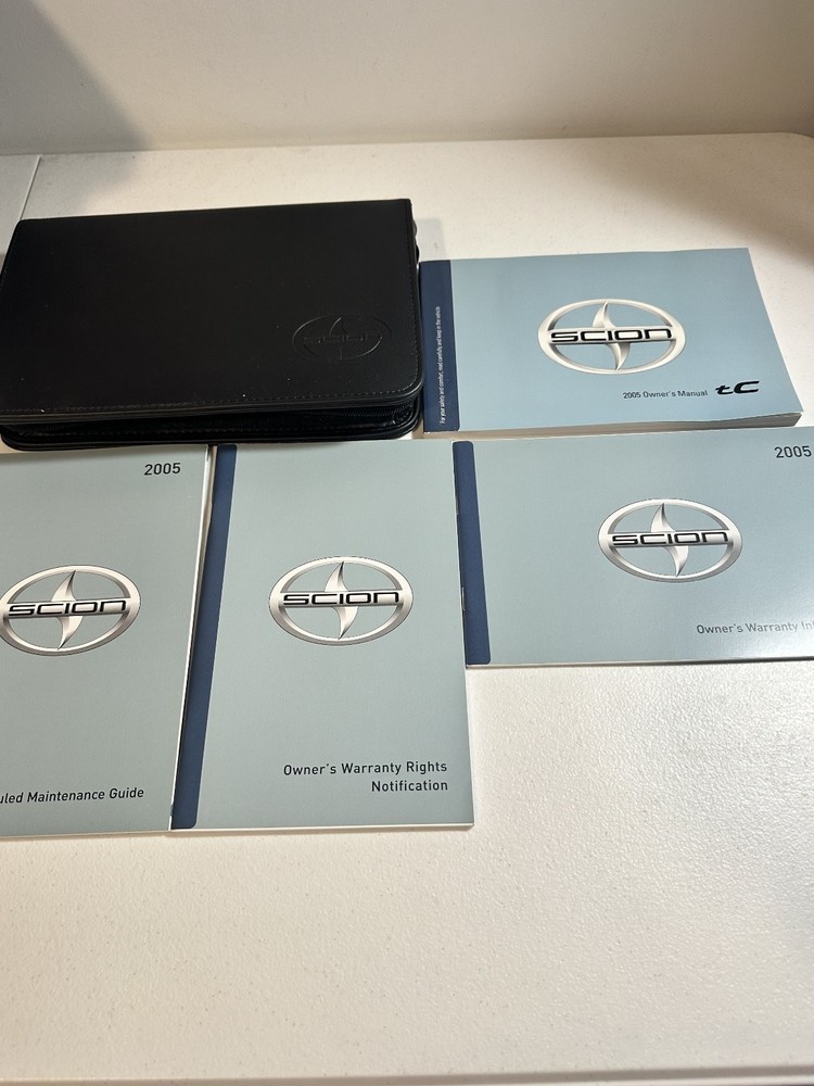 2005 Scion tC Owner's Manual Set