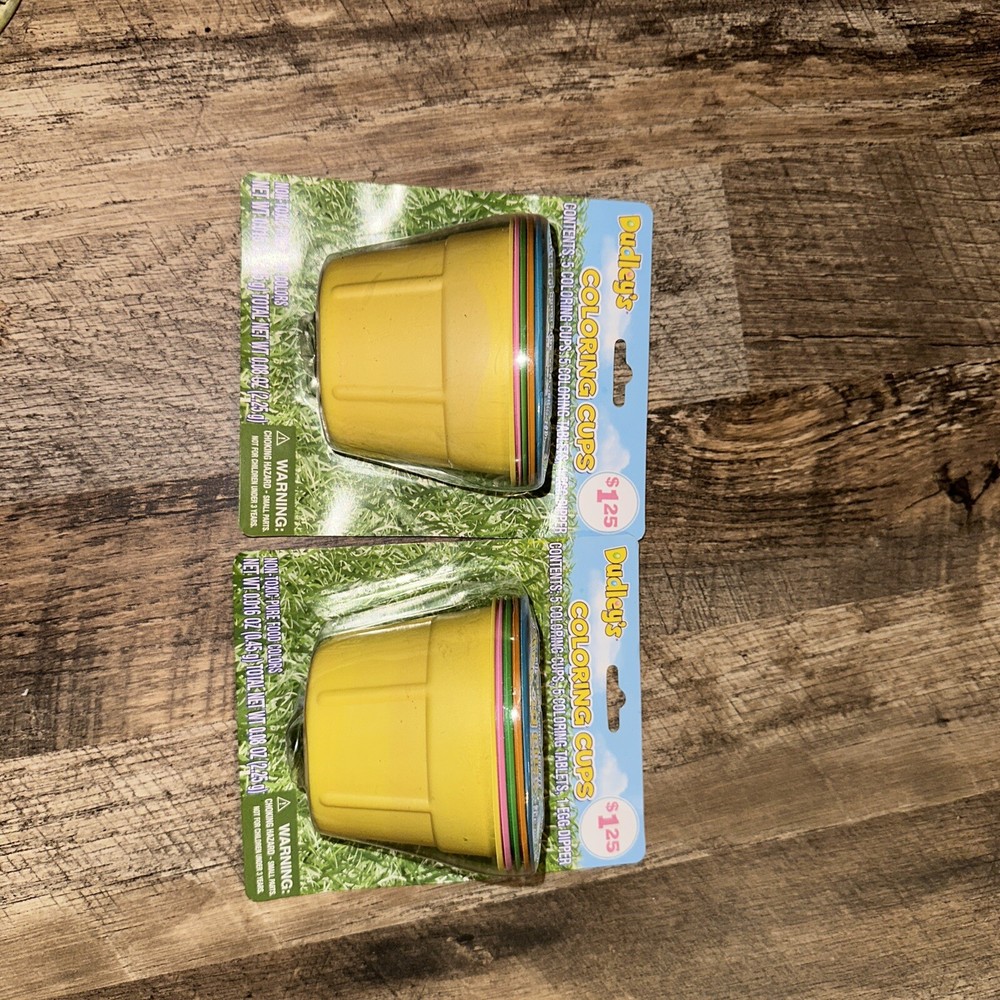 Dudley's Coloring Cups Easter Egg Decorating 2009 NEW