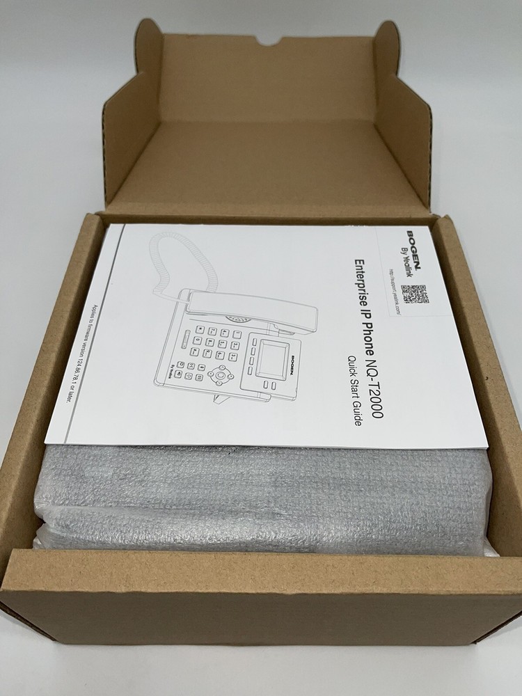 Bogen NQ-T2000-BOG Nyquist Ip Paging System - Staff Ip Phone - Basic Lcd Display