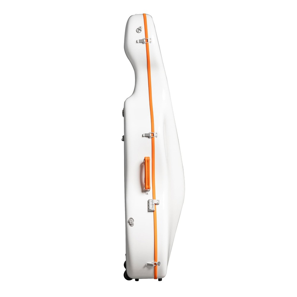 Mastery Carbon Cello Case - 8lb Light Wheels - White - CC-9015