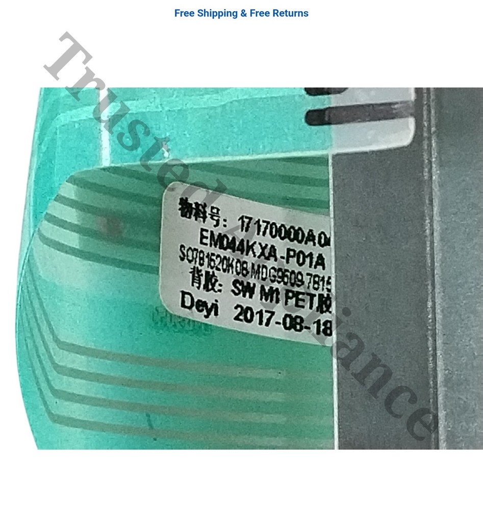 GE Microwave Control PANEL PART # WB56X29815 WHITE