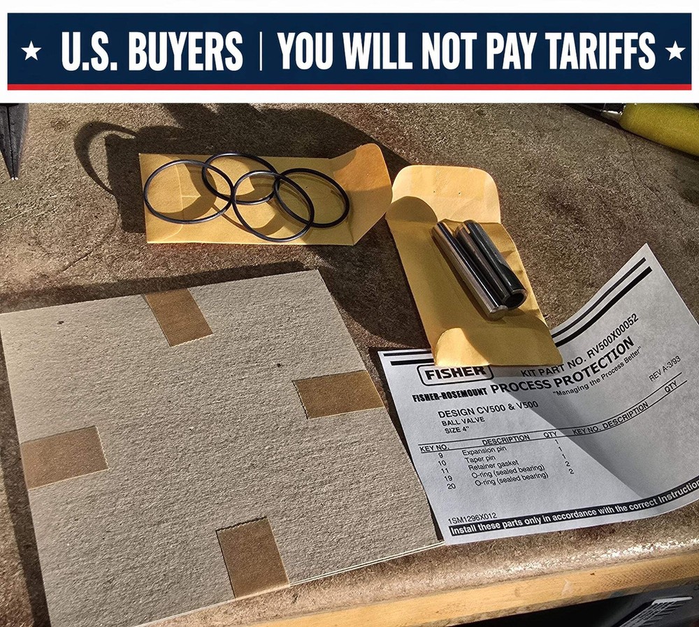 FISHER RV500X00052 REPAIR KIT, 4" TYPE V500