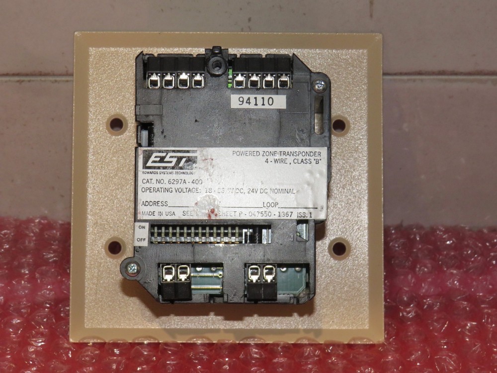 EST EDWARDS 6297A-400 POWERED ZONE TRANSPONDER