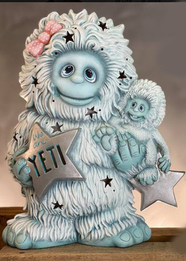 Ceramic Bisque~~ Ready to Paint ~Mama Yeti~~ electric included