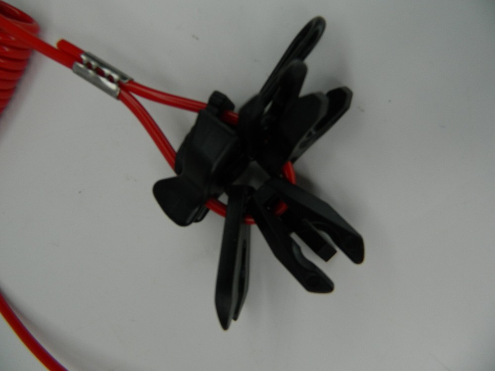 MARINE BOAT KILL SAFETY SWITCH UNIVERSAL COIL LANYARD