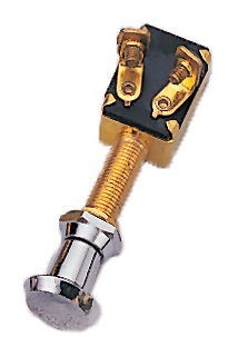 Pactrade Marine 2 Position OFF - ON Switch With Chrome Plated Brass Nut