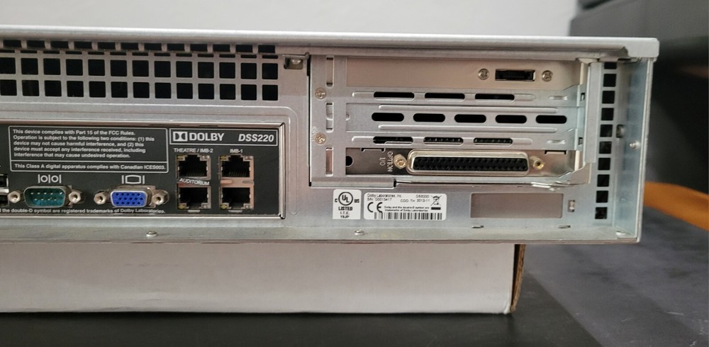Dolby DSS220 Show Manager Server