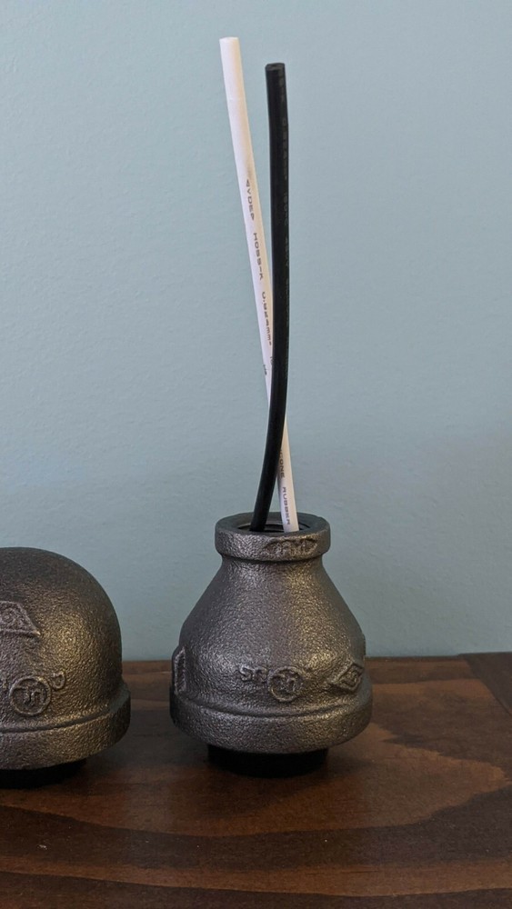 Steampunk Industrial Iron Pipe Lamp/Light Socket 1-1/4" x 1/2"
