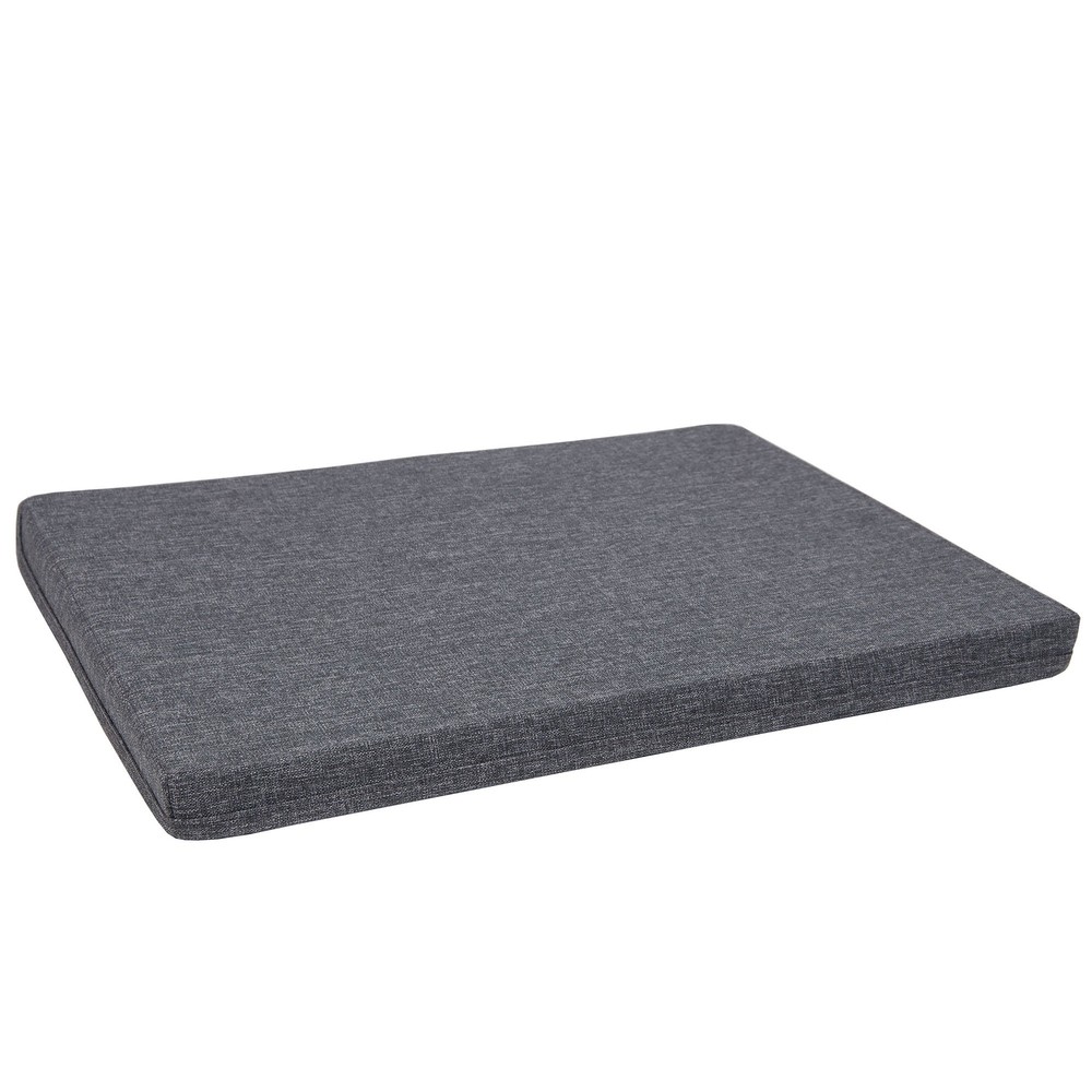 Bigso Soft Foldable Polyester Storage Box with Lid | Medium | Grey