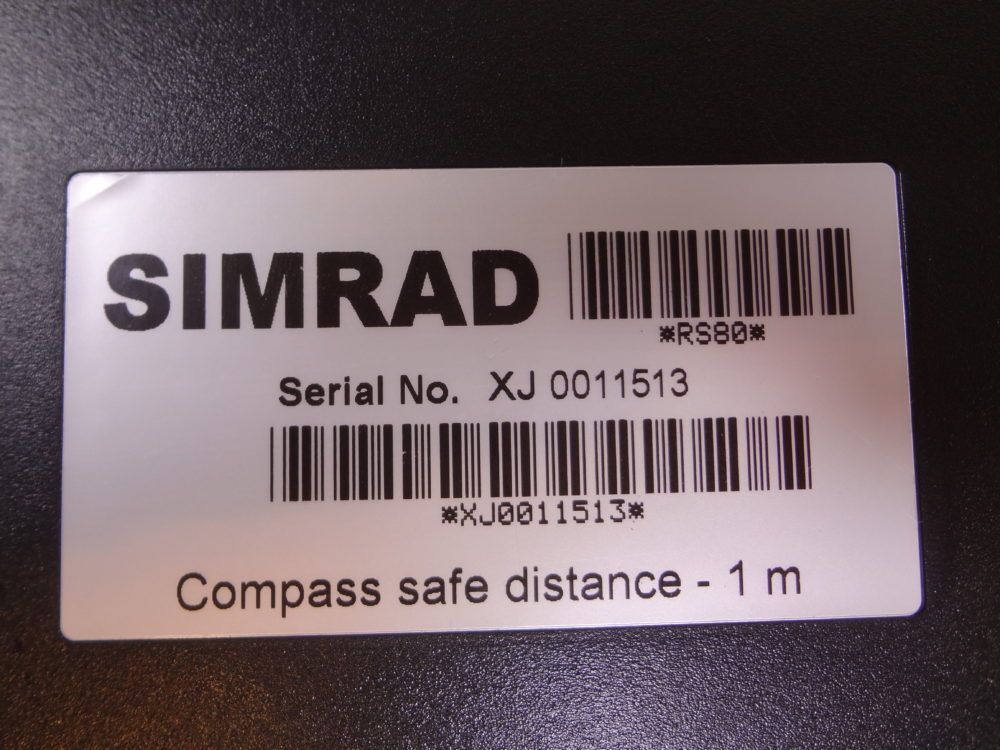 Simrad RS80 Marine VHF Radio Transceiver Processor Unit Only Working and Tested!