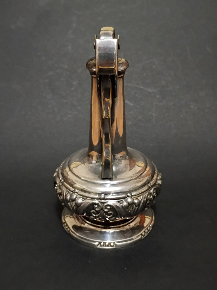 Vintage Silver Ronson Decanter Table Lighter Circa 1946