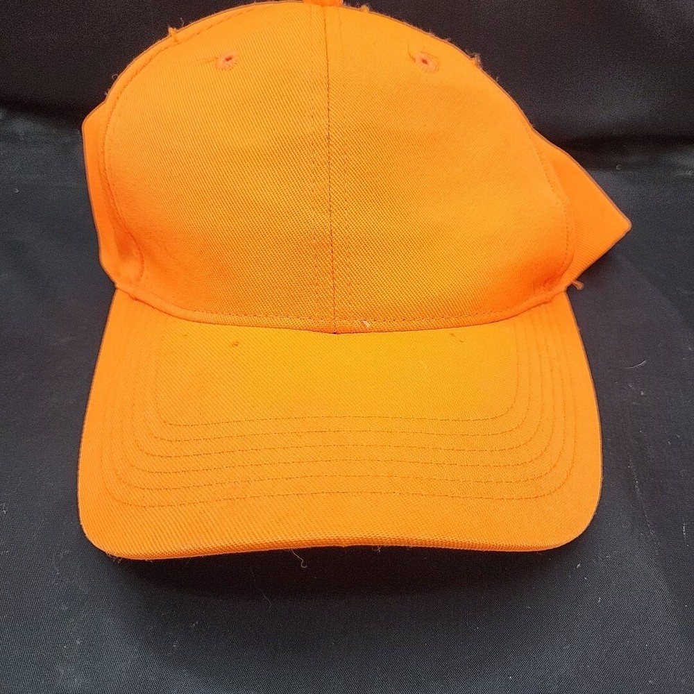 Signatures Hunting Hat Adjustable Snapback Blaze Orange Baseball Cap