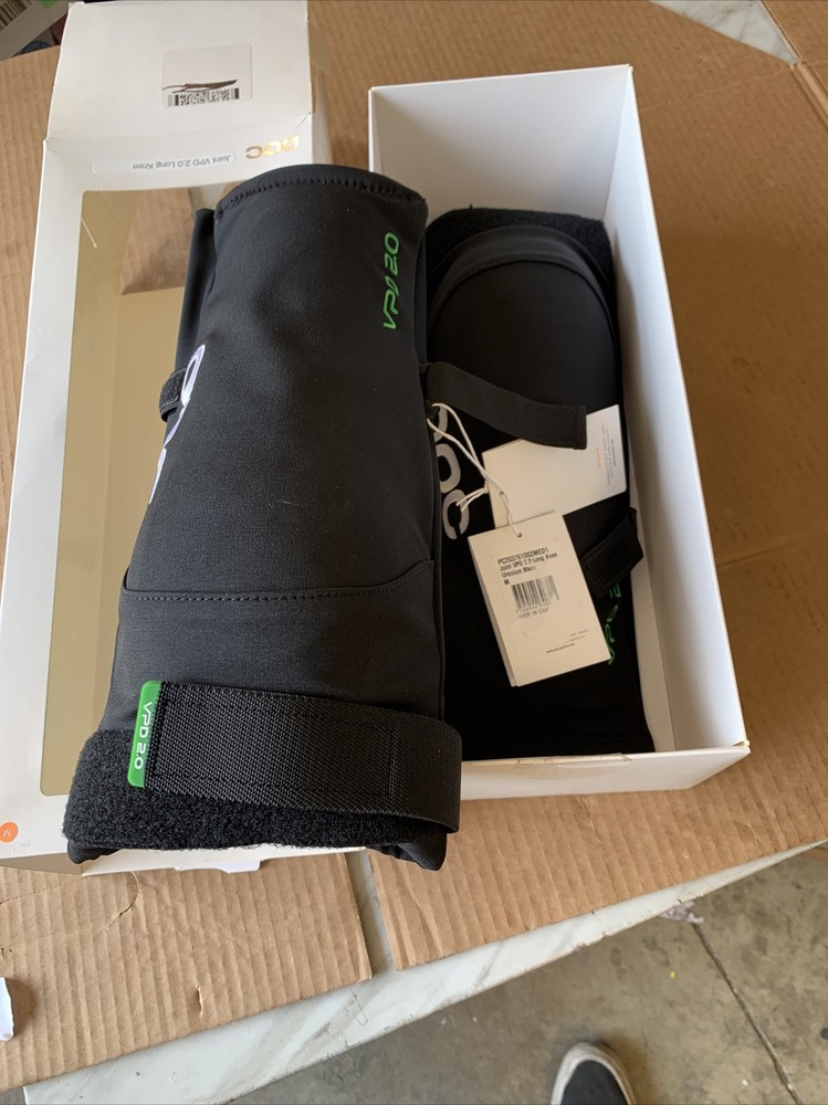 POC JOINT VPD 2.0 LONG KNEE GUARDS BLACK MEDIUM PC203761002MED1 new