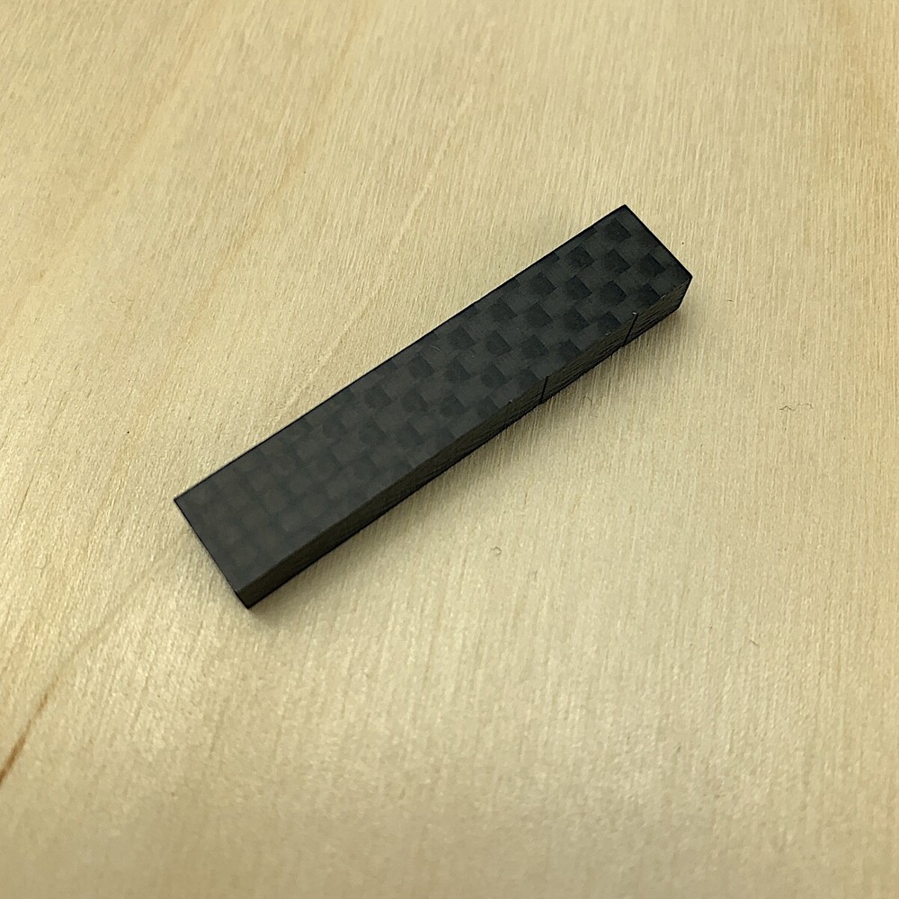 Ukelele Carbon Nut Blank - Flat - UKC-01