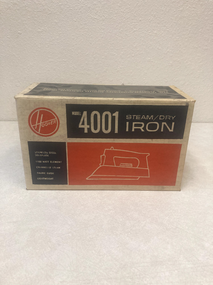 model 4001 stream/dry iron