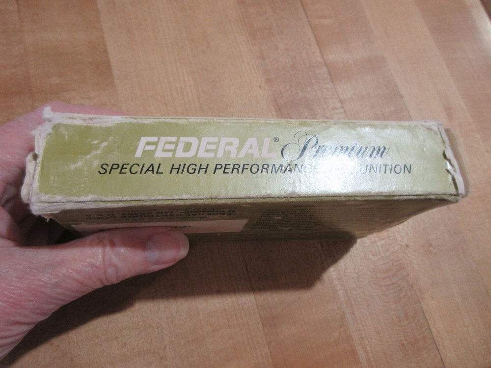 Empty Ammo Box Federal Premium 30-06 Springfield. with insert (W15) #25