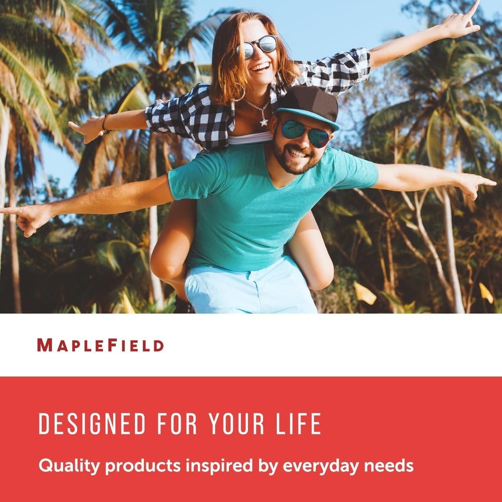 Maplefield 3-Layer Disposable Hat & Helmet Sweat Liners - 20 Pack, Black