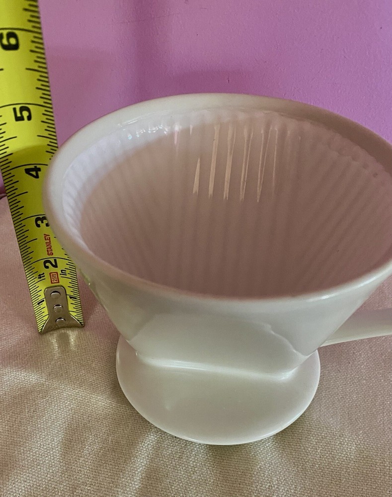 #4 Starbucks Coffee Filter Pour Over Brewer Drip Single Cup Coffeemaker Ceramic