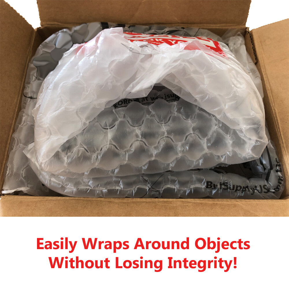 KwikAir® Bubble Cushion Wrap Roll 75' x 14" MEDIUM 5/16" Bubbles Perforated 10”