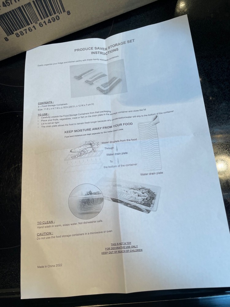 avon 3 piece Produce Storage Savers