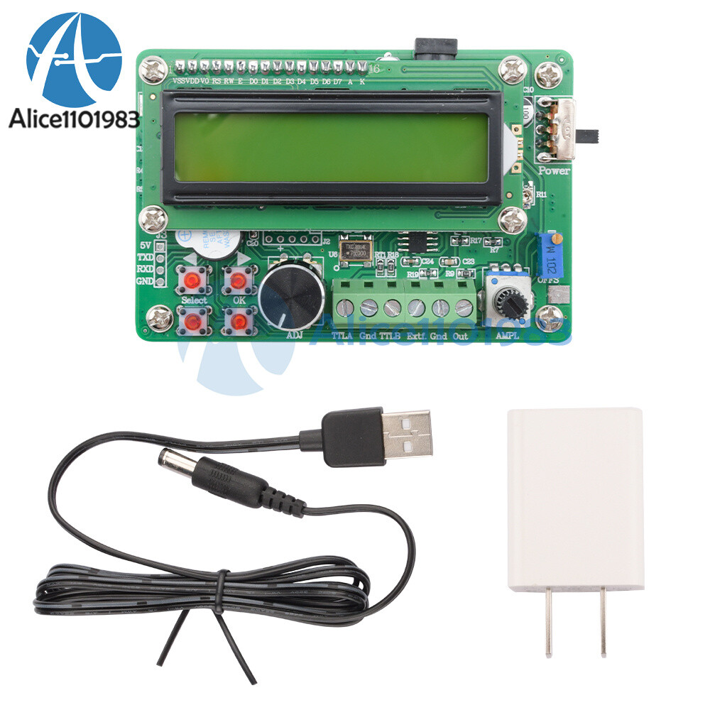 DDS Function 5MHz Signal Generator Module Sine/Triangle/Square Wave TTL Output