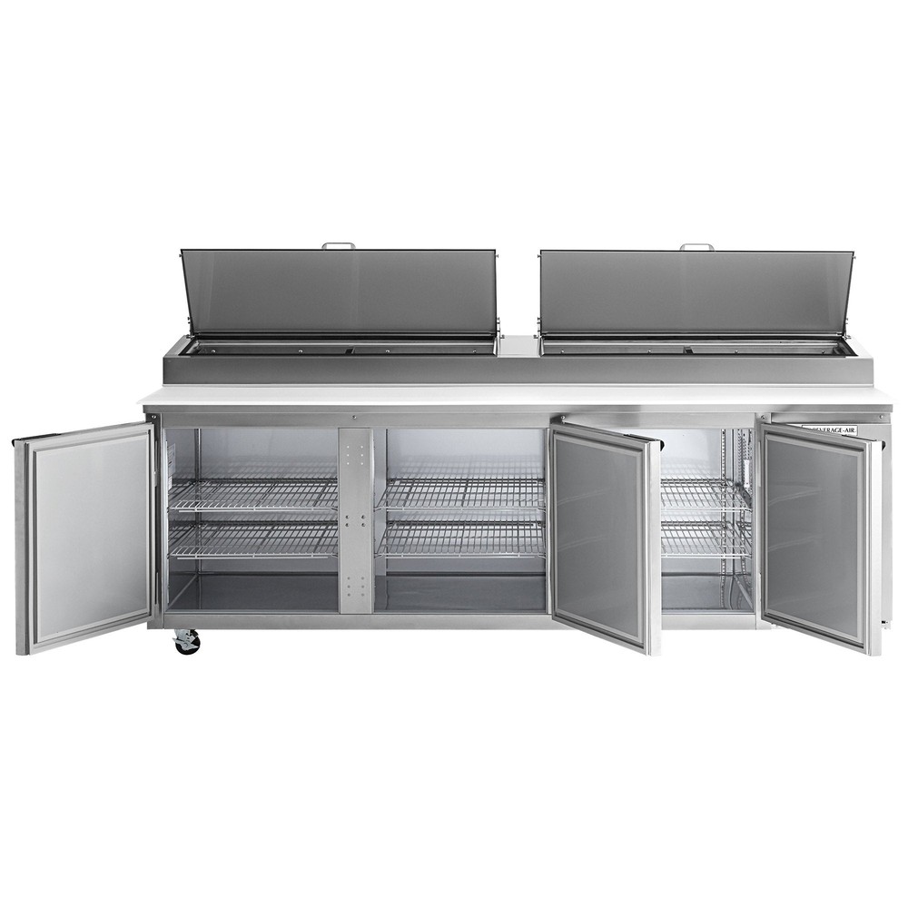 Beverage-Air 93" Three Door Refrigerated Pizza Prep Table