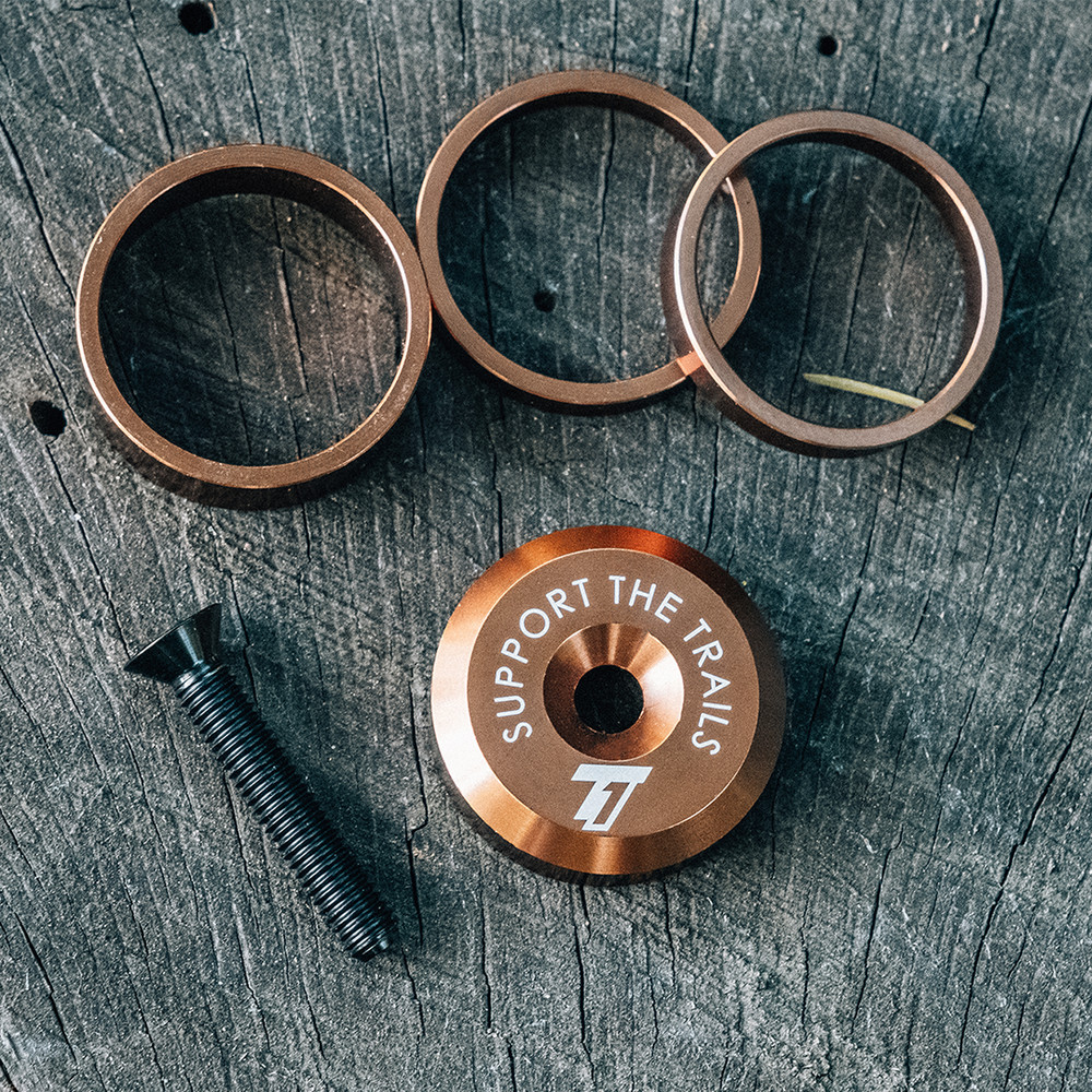 Trail One Components Top Cap & Spacer Kit - Bronze